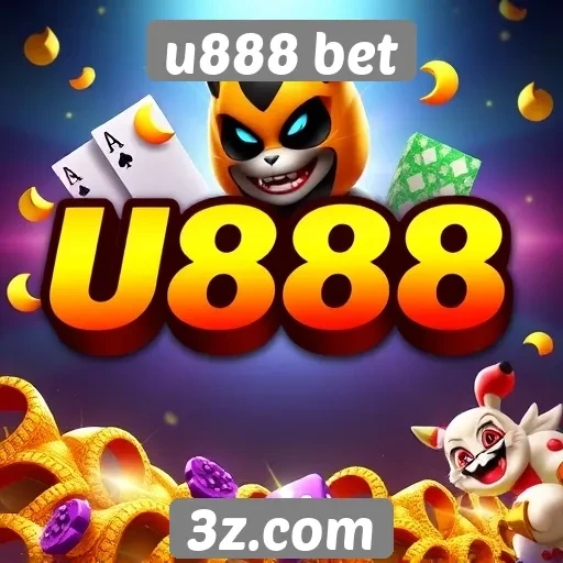 Diversidade de jogos disponíveis em u888 bet